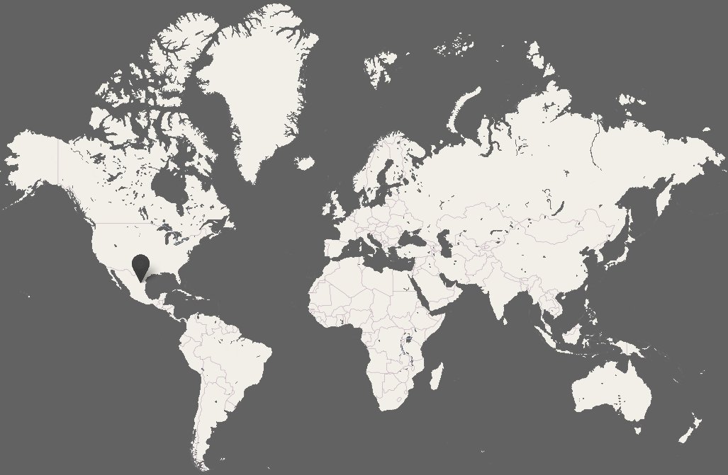 Map with the regions where donnzap.com has data centers